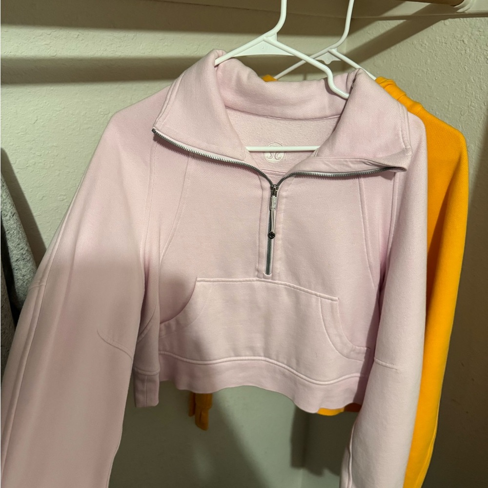 Lululemon Scuba oversized funnel neck half zip